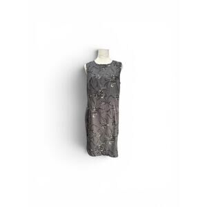 Tommy Bahama Women's 100% Silk Sleeveless Midi Lined Dress-Size 10